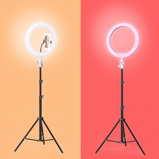 Brand New HQ-HD Ring Light With Long Tripod Stand & Phone Holder for YouTube Video, Desktop Camera Led Ring Light for Streaming, Makeup, Selfie Photography, Tik Tok., Makeup.