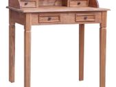 Writing Desk with Drawers 90x50x101 cm Solid Reclaimed Wood