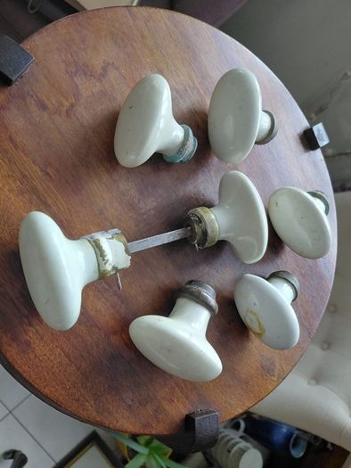 Antique variety of door and cupboard handles