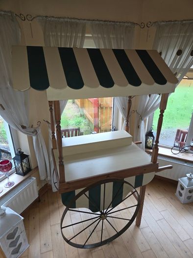 Wooden Candy Cart