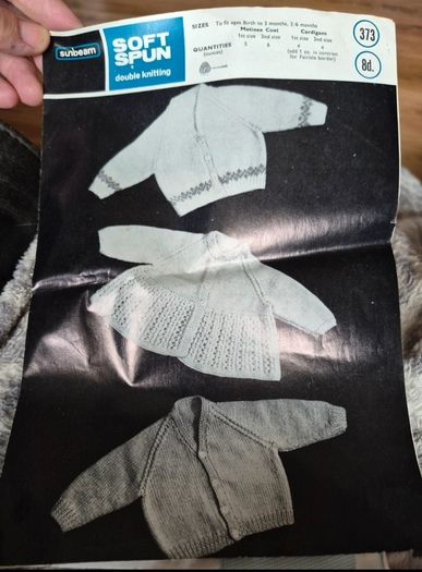Vintage Sunbeam Soft Spun baby garments knitting pattern