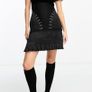 Reclaimed Vintage Babydoll Dress,  Black,  UK 10 . New without tags. Image 3