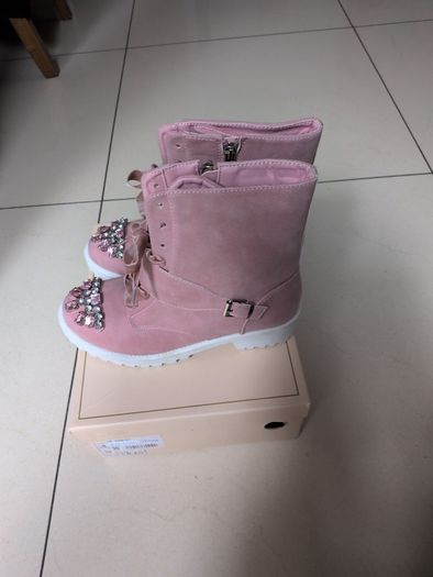 Vices Pink Rebel Ankle Boots.  S.39-6.  B.N.W.T. -