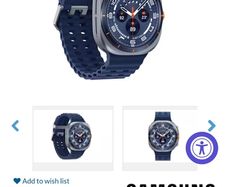 Samsung watch ultra blue edition