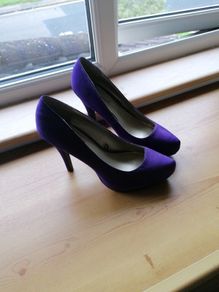 Women's Shoe's Purple Suede UK 6 euro