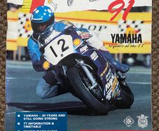 Very Rare 1991 Isle of Man TT Programme - Motorcycle Racing