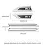 Silver Volkswagen GTI Car Metal Sticker Auto Side Fender Body Badge Decals For VW Rline GTI Polo Golf Passat Tiguan Arteon Caddy Jetta Beetle Scirocco Image 3
