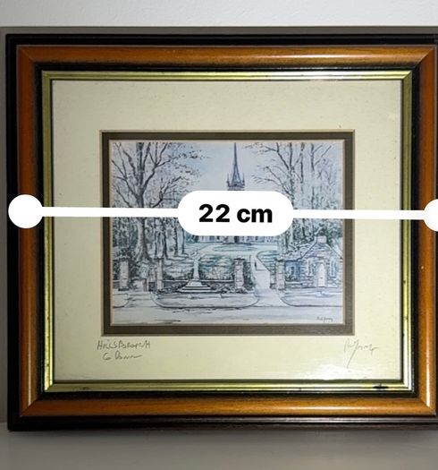 Pair of R.W. Young signed prints - Hillsborough & Muckish