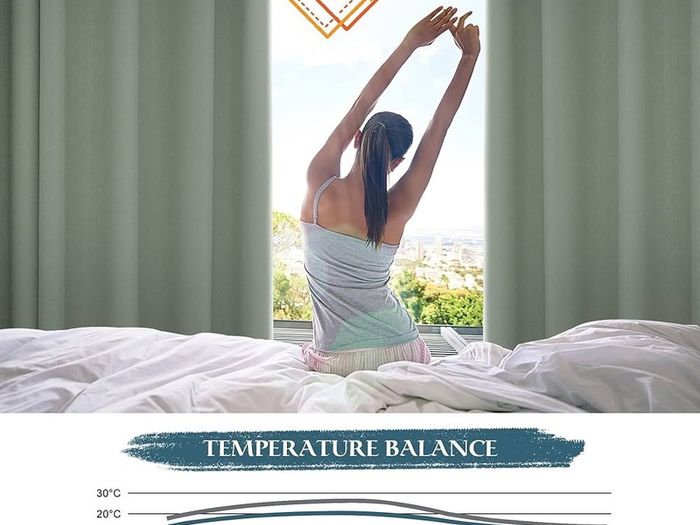 MULTIPLE SIZES/COLOURS AVAILABLE Thermal Blackout Curtains - Room Darkening Eyelet Curtains for living Room Energy Saving Privacy Protection Window Treatment Drapes for Bedroom Kitchen, Sage Green, 2 Panels, 46 x 54 Inch