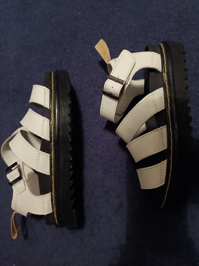 Dr. Martens white sandals - size 6