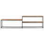 TV Cabinet 180x30x50 cm Solid Acacia Wood Image 2