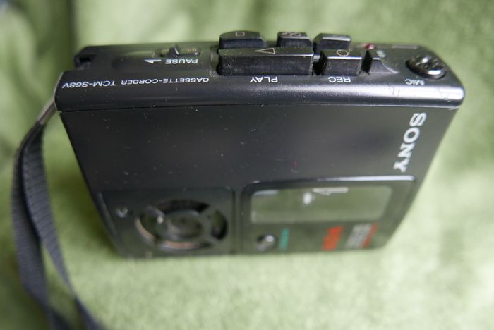 Vintage Sony Tcm-s68v S 68 V portable cassettes Recorder V-O-R Walkman Tested