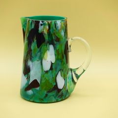 Vintage Hand Blown Small Glass Jug