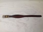Handmade leather hound collars