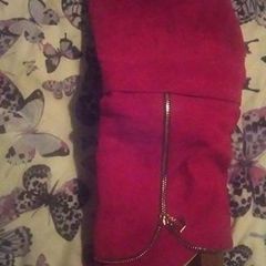 Red boots similar to Christian Dior