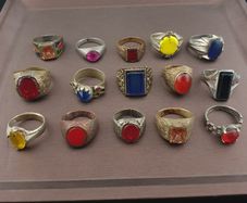 Handmade Brass Rings Lot of 15 Vintage Ancient Style Mixed Designs