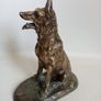 Gaston D'Illier (1876 - 1932) Dog sculpture- Bronze (Signed) Image 6