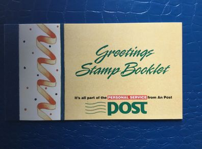 Irish stamps, 1990 booklet, greetings