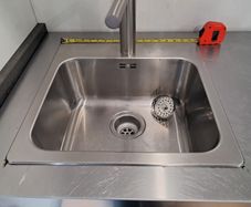 IKEA kitchen sink + tap + work top