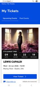 Lewis Capaldi tickets