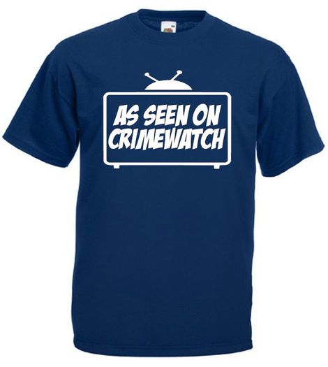As Seen On Crimewatch T-Shirt tee top shirt
