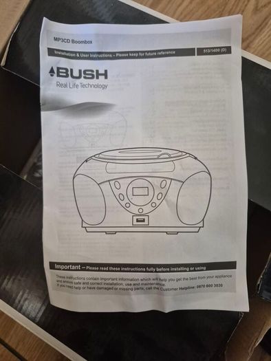 Bush CD Player /Radio