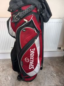Spalding golf cart bag.