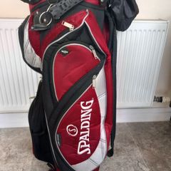 Spalding golf cart bag.