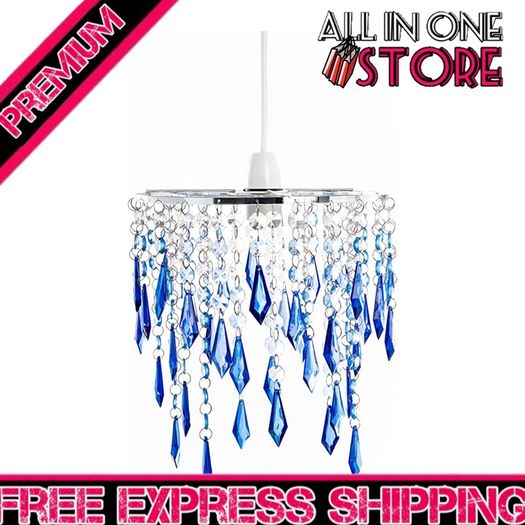 Ocean Ceiling Chandelier Acrylic Light Shade, Blue & Light Blue (FREE SHIPPING)