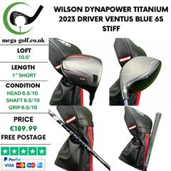 Wilson Dynapower Titanium 2023 Driver / 10.5 Degree / Ventus Blue 6S Stiff