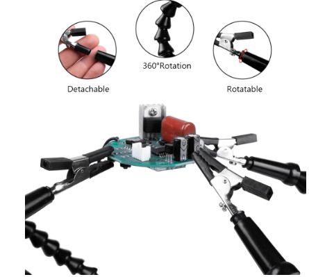 BRAND NEW Helping Hands Soldering Third Hand Tool for Soldering Repair