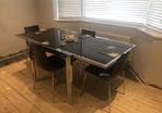 Dining table and 4 chairs