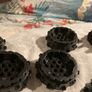 lego hard plastic wheels with cleats and flanges Image 4