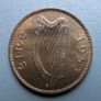 1953 Half Penny Image 3