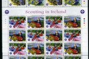 2002 Ireland 75th Anniversary of Irish Scouting Commemorative Stamps Sheetlets Plate 1A1A1A1A Mint Never Hinged (MNH)