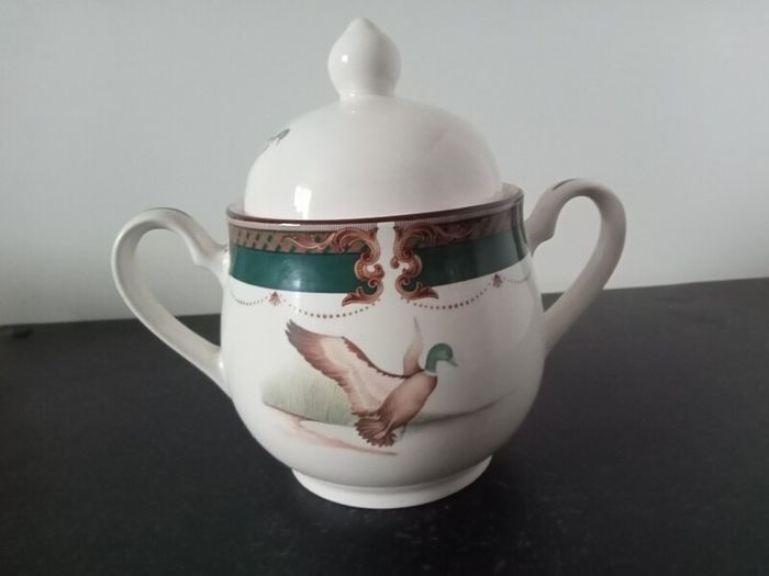 Arklow Keltcraft by Noritake "Wicklow Green"  Sugar Bowl
