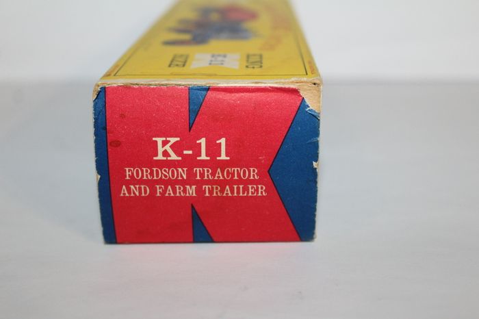 Rare Matchbox Lesney Fordson Tractor & Tipping Trailer Vintage Boxed