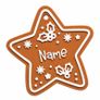 Personalised Gingerbread Christmas Gift Tags, Set of 8 3D Image 3