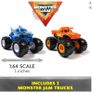 Supercharge Speedway Playset + 2 Monster Jam Trucks (Megalodon and El Toro Loco 1:64 Scale Die-Cast Monster Trucks) Kids Toys Image 9