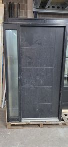Triple glazed Composit Front Door Set complete with Sidelight