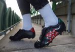 Hand painted Football Boots