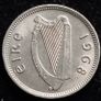 Ireland - 1968 - 3 Pence - Hare - [2508] Image 2