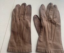 Vintage Ladies 40's/50's Pigskin Leather Gloves