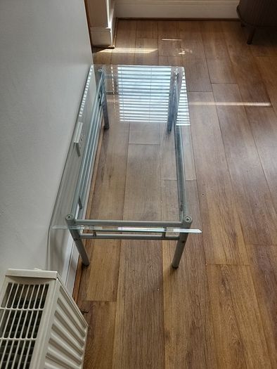 glass coffee table