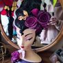 Bella Lux "Bride of Frankenstein" Gothic Glam Halloween Bust Viral sold out 22inch jumbo Image 9
