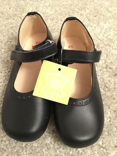 New Cute leather Du Pareil au Meme Shoes - Navy - Size25