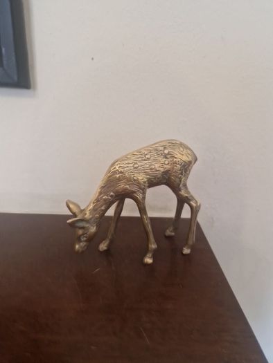 brass deer fawn