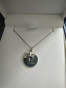 Silver chain.