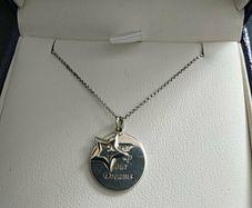 Silver chain.