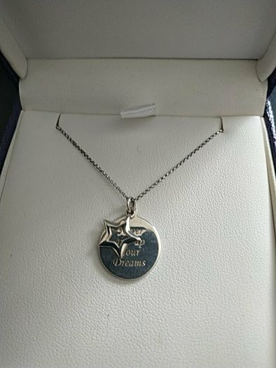 Silver chain.
